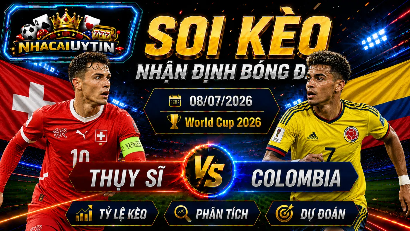 Lực lượng dự kiến của Thụy Sĩ vs Colombia sắp tới